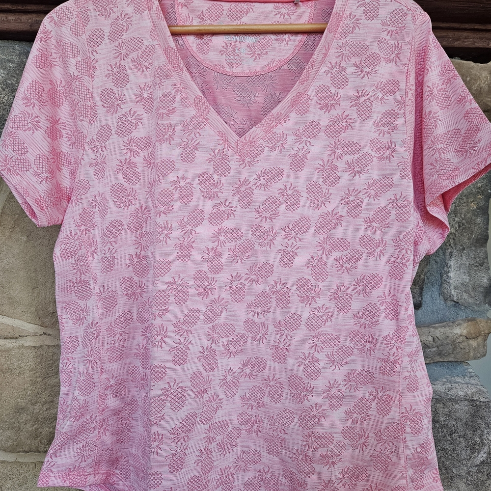 Tommy Bahama Light Pink Pineapple Tee